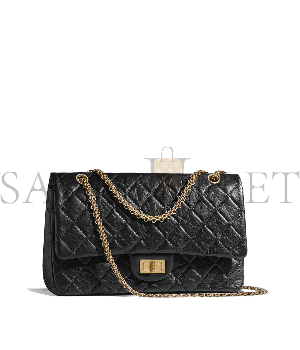 CHANEL MAXI 2.55 HANDBAG  A37590 Y04634 C3906 （33*23*10cm）